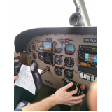 aula prática para piloto de avião escola Divinopolis