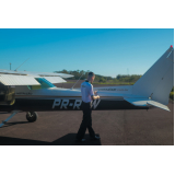 aula prática piloto de avião escola Mandaguari
