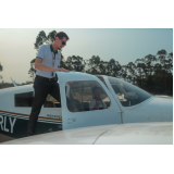 contato de escola de formação de piloto de aeronave monomotor Paraná