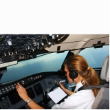 curso profissional de piloto de avião comercial Contagem